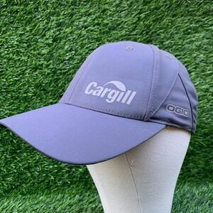OGIO Cargill Logo Gray Hat Cap Fitted‎ Baseball Hat Farm Ranch Agriculture